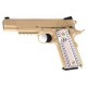 Страйкбольный пистолет WE Colt M45A1 Tan, металл, GBB (WE-E015-M45A1-TAN)